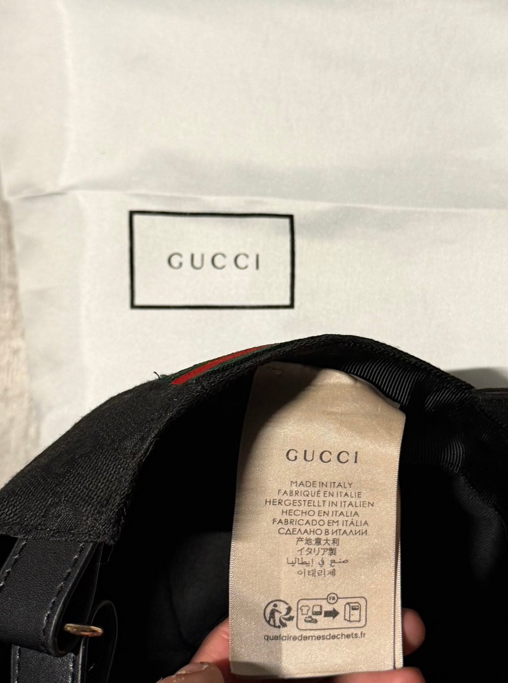 Casquette Gucci Noir